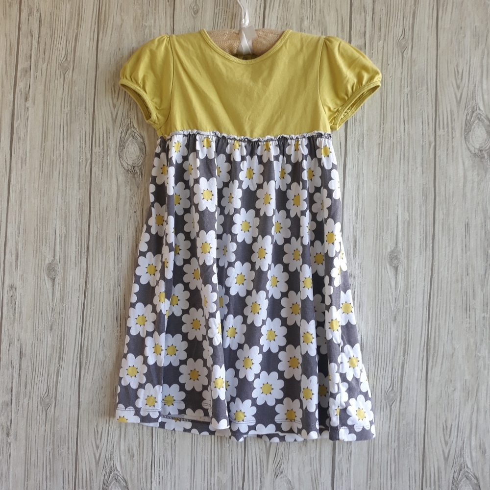 Mini Boden Floral Print  Dress Size 5-6